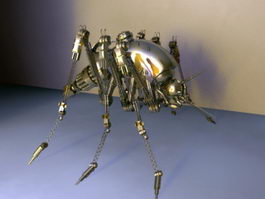 Robotic Spider 3d model preview