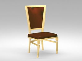 Traditional Dining Chair 3d model preview