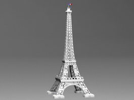 Tour Eiffel 3d model preview