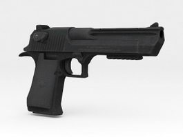 Desert Eagle Pistol 3d model preview