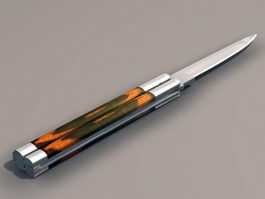 Balisong Knife 3d model preview