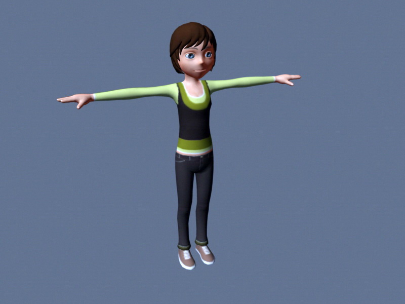 maya 3d female model free