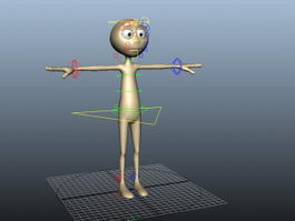 Person Rig 3d preview