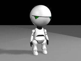 Cute Little Robot 3d preview