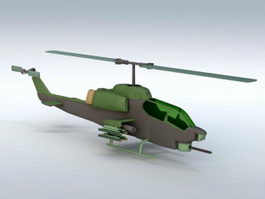 AH-1 Cobra 3d model preview