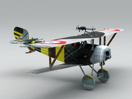 WWI Nieuport 17 Fighter 3d preview