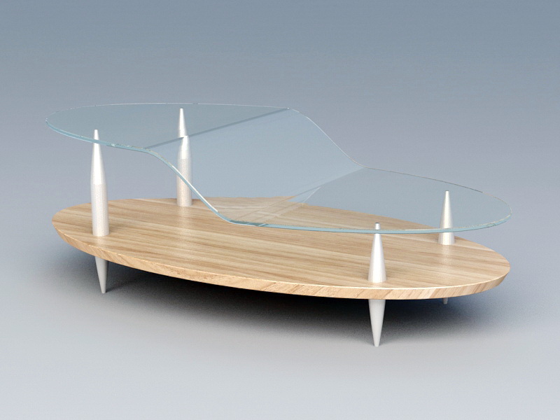 Modern Coffee Table 3d rendering