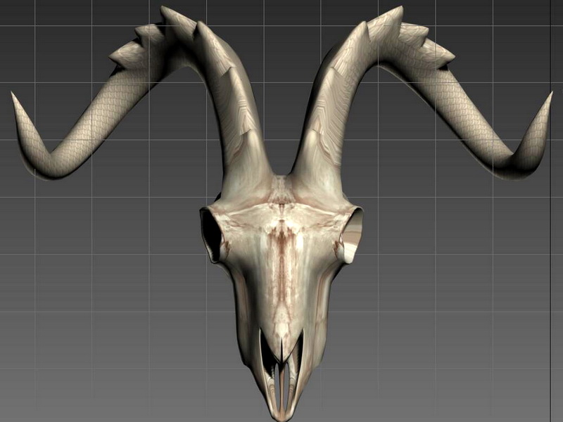 Ram Skulls 3d rendering