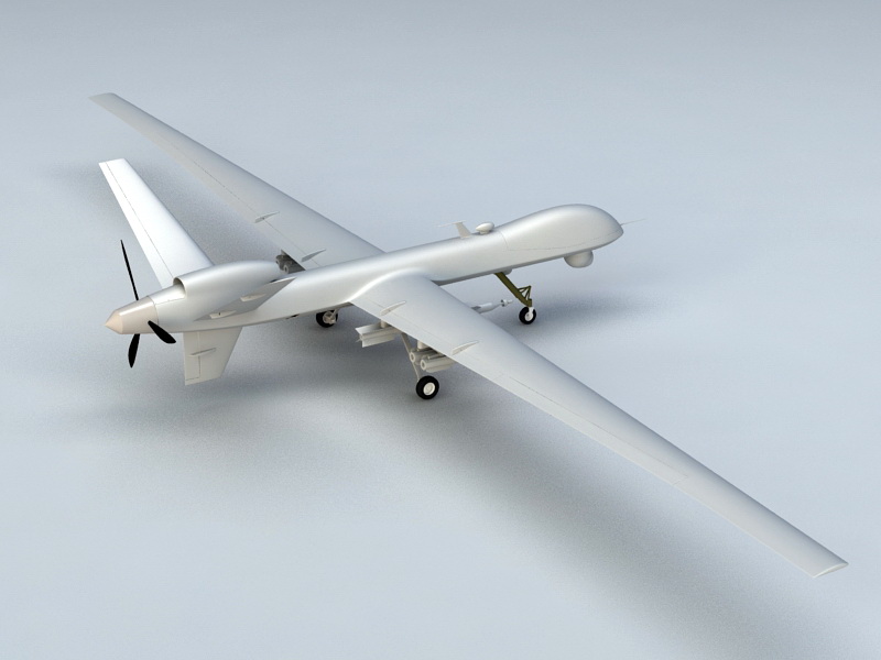 Military Drone 3d rendering
