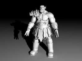 Orc Warrior 3d model preview