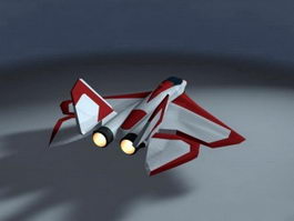 Mitsubishi X-2 Shinshin 3d model preview