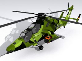 Eurocopter Tiger Helicopter 3d model preview