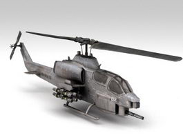 AH-1W SuperCobra Helicopter 3d preview