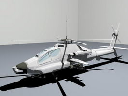 Attack Helicopter 3d preview