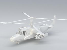 Ka-50 Russian Attack Helicopter 3d preview