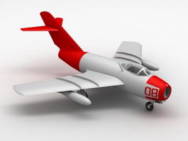 Chengdu J-8 Fighter 3d model preview