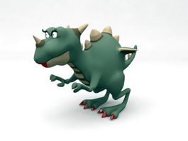 Cartoon Dinosaur 3d preview