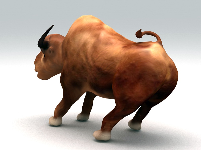 Bull 3d rendering