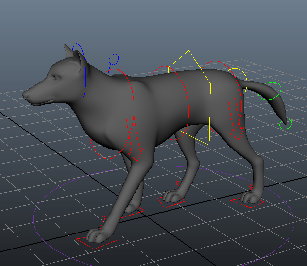 Animated Wolf Rig 3d model - CadNav