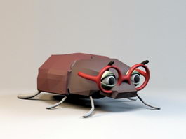 Cartoon Bug 3d model preview