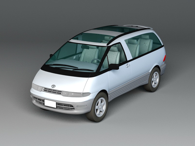 Toyota Estima Lucida 3d rendering