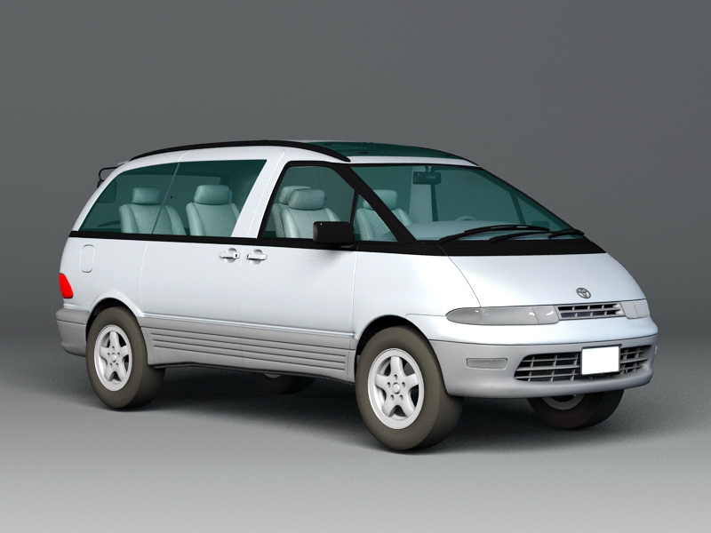Toyota Estima Lucida 3d rendering
