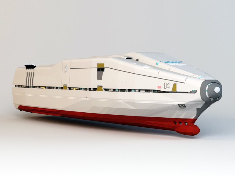 SciFi - 2012 Ark Ship 3d rendering