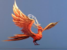 Phoenix Bird 3d preview