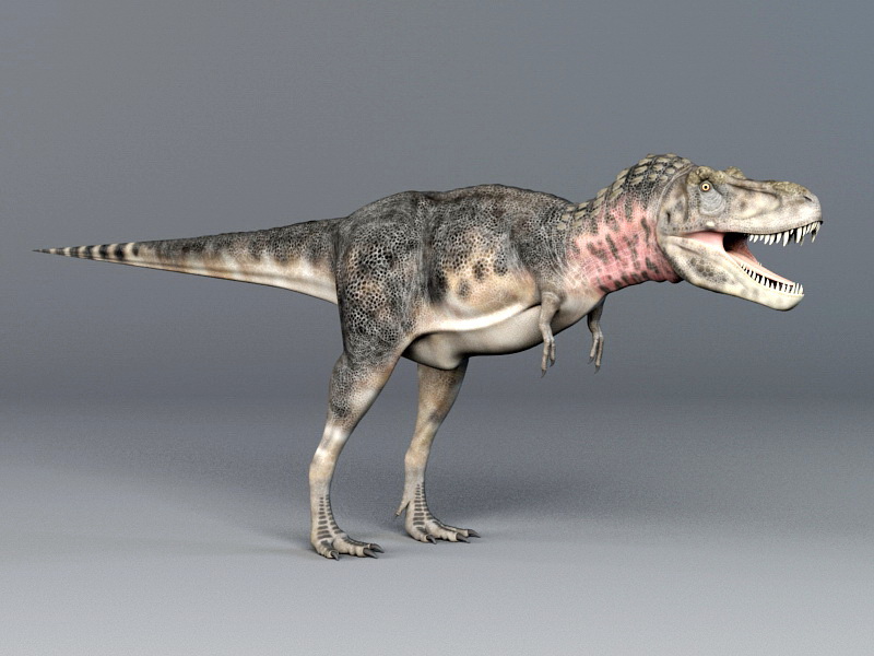 Tarbosaurus Dinosaur 3d rendering