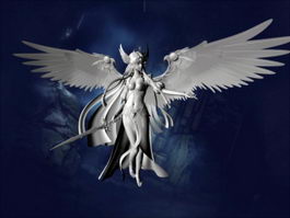 Angel Warrior 3d model preview