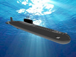 Typhoon Submarine 3d preview