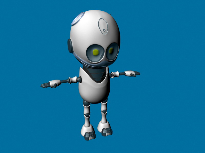 Bot Rig 3d rendering