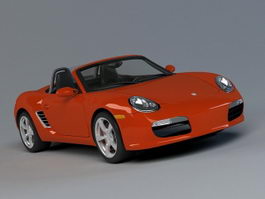 Porsche 718 Boxster 3d model preview