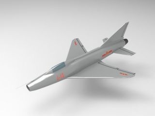 J-12 Chinese Fighter 3d preview