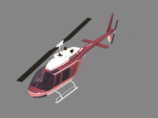 Light Utility Helicopter 3d model preview