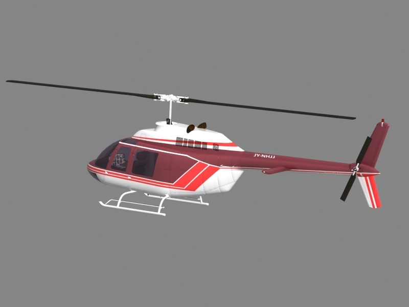 element 3d helicopter model
