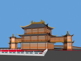 Ancient Chinese Palace 3d preview
