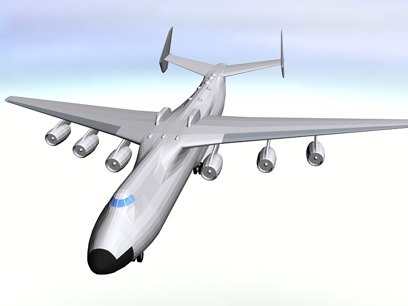 An-225 Mriya 3d rendering