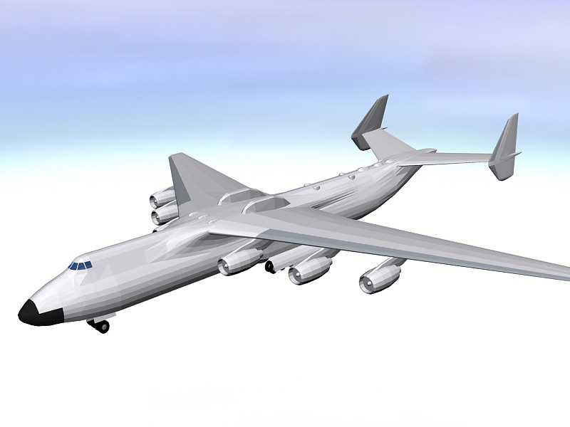 An-225 Mriya 3d rendering