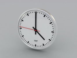 Designer Wall Clock 3d model preview