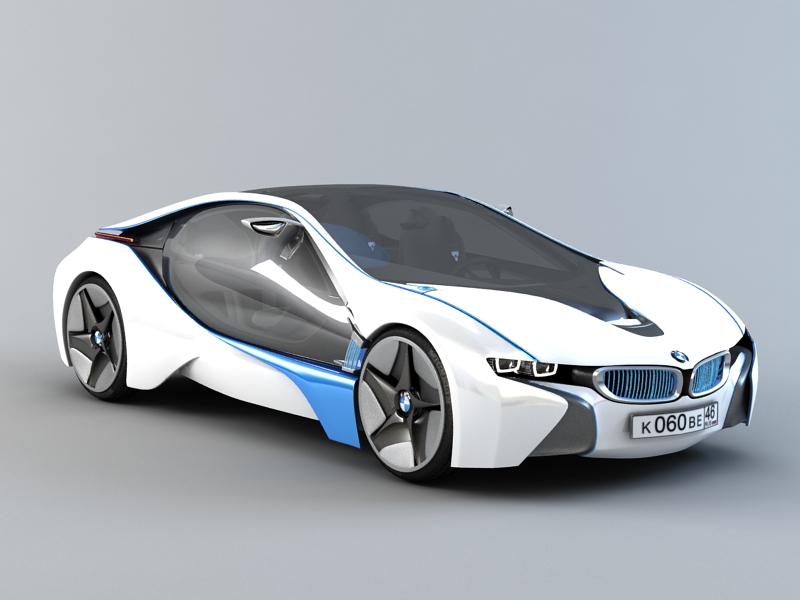 BMW Vision EfficientDynamics 3d model 3ds Max files free download ...