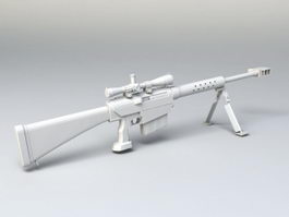 M16 Sniper 3d model preview