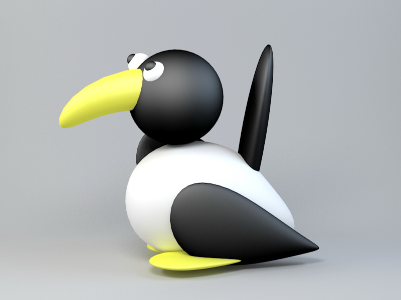 Cartoon bird 3D Model $10 - .max .3ds .obj - Free3D