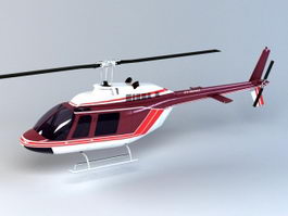 Executive Helicopter 3d model preview