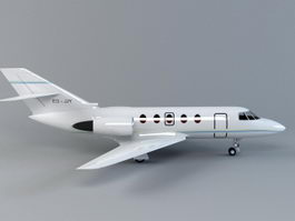 Jet Business Plane 3d model preview