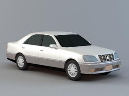 Toyota Crown Sedan 3d model preview