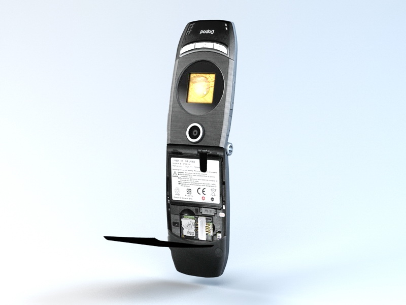 Animated Dopod S710 3d rendering