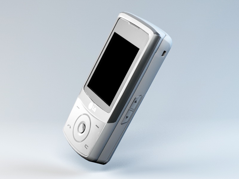 LG KE508 Phone 3d rendering