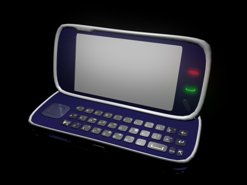 Nokia N97 3d rendering