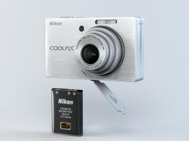 Nikon Coolpix S500 3d model preview